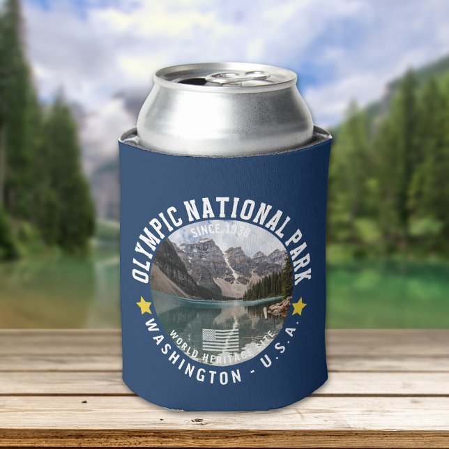 Enfriador De Latas Olympic Naional Park Photo Forest Landscape (Subido por el creador)