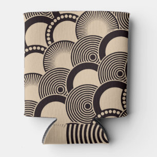 Enfriador De Latas ondas japonesas, básculas, anillos, marfil negro.