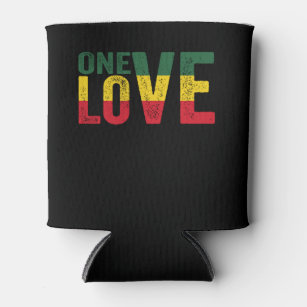Enfriador De Latas One Love Jamaican Rasta Reggae