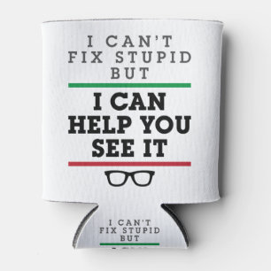 Enfriador De Latas Optometrista Optometría Oftalmología Véase Estúpid