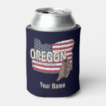 Oregon State Estados Unidos Retro Map USA Souvenir