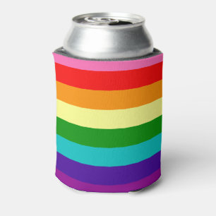 Enfriador De Latas Orgullo arco iris 8 retro