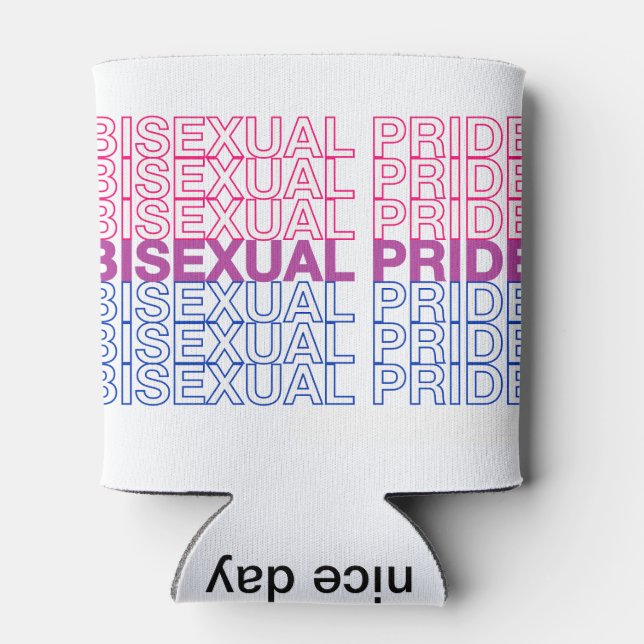 Enfriador De Latas Orgullo bisexual (Reverso)