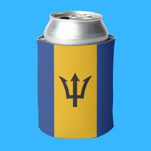 Enfriador De Latas Orgullo de la Bandera de Barbados para Reuniones F
