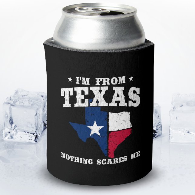Enfriador De Latas Orgullo de Texas - Meme de Texas - Bandera Estatal (Subido por el creador)