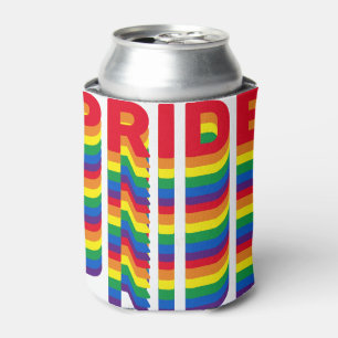 Enfriador De Latas Orgullo lgbt lgbtq color arcoiris gay patrón