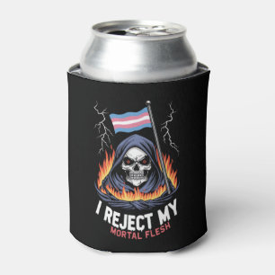 Enfriador De Latas Orgullo LGBT Transgénero Rechazo Mi Carne Mortal