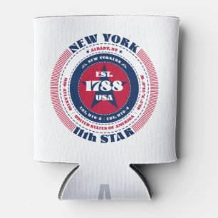 Enfriador De Latas Orgullo personalizado del estado de Nueva York con