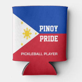 Enfriador De Latas ORGULLO PINOY Monograma Filipinas Bandera de Filip
