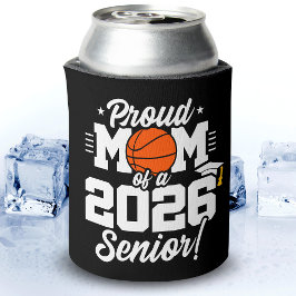 Enfriador De Latas Orgullosa Madre de una Graduación de Baloncesto de