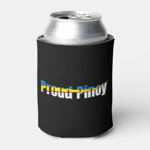 Enfriador De Latas Orgulloso Pinoy - El tagalo de la bandera de Filip