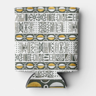 Enfriador De Latas Origen étnico africano, acuarela sin fisuras.