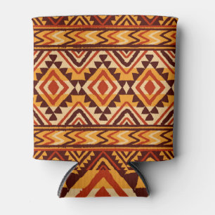 Enfriador De Latas Ornamento étnico navajo: sin costura vintage