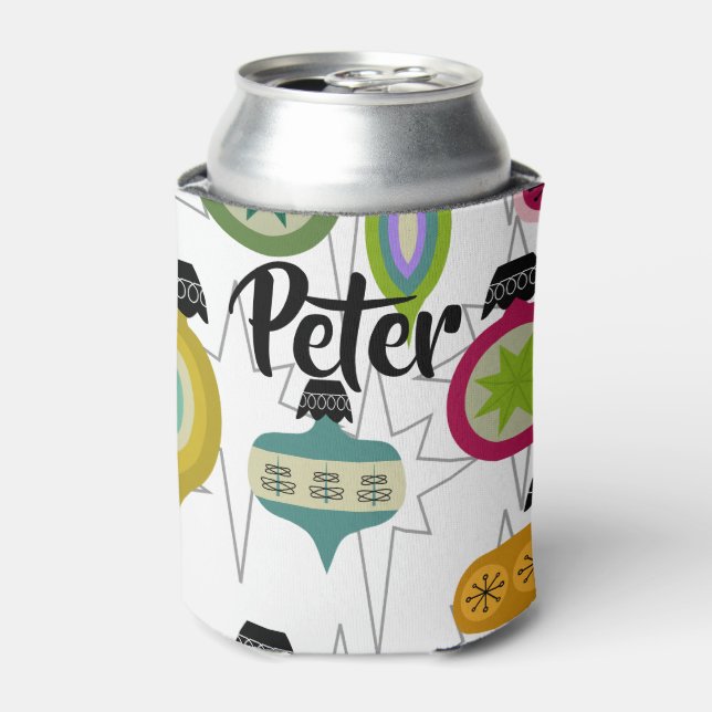 Enfriador De Latas Ornamentos atómicos (Lata Anverso)