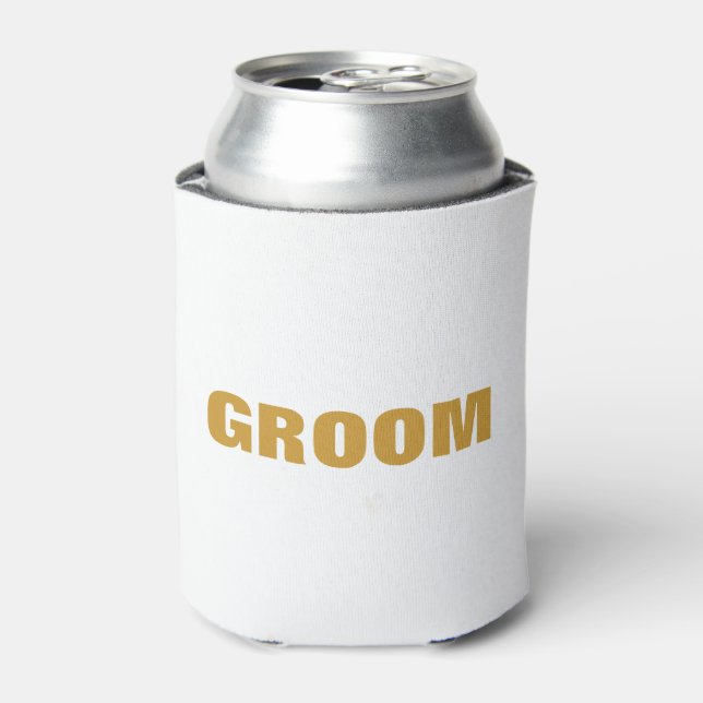 Enfriador De Latas Oro Groom (Lata Anverso)