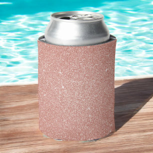 Enfriador De Latas Oro Rosa: Purpurina rosa Rubor y espárragos