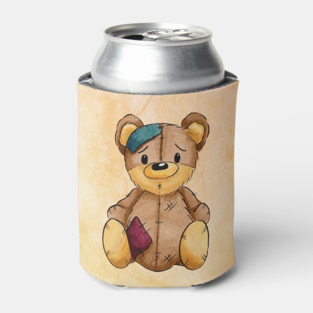 Enfriador De Latas Oso de trapo (Lata Anverso)