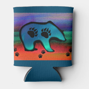 Enfriador De Latas Oso espiritual de las luces del norte