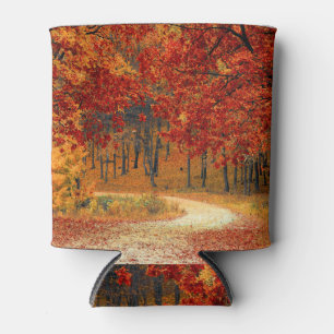 Enfriador De Latas otoño en el bosque