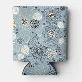 Enfriador De Latas Otoño floral: Elegante diseño estacional