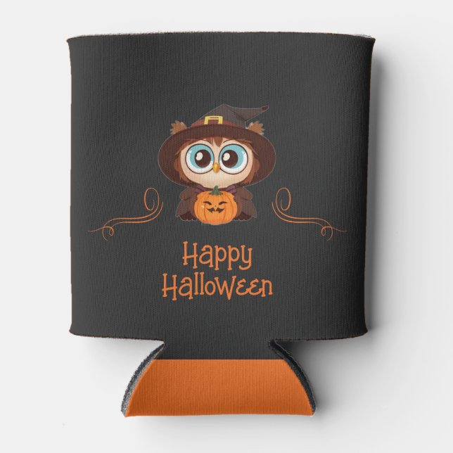 Enfriador De Latas Oveja/Otoño/Otoño/Halloween/calabaza (Anverso)