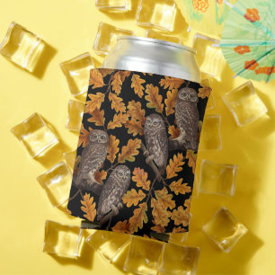 Enfriador De Latas Ovejas de otoño en negro