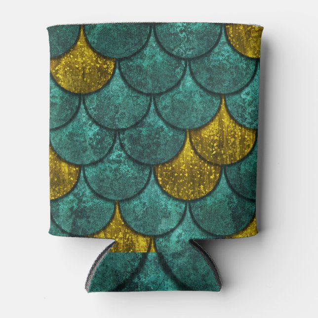 Enfriador De Latas Óxido metálico: Textura de escalas de peces (Anverso)