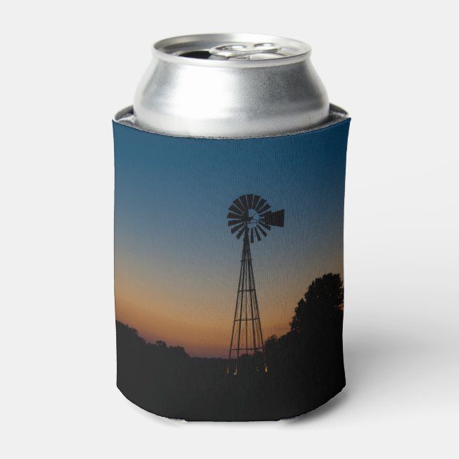 Enfriador De Latas Ozark Windmill Sunset (Lata Anverso)