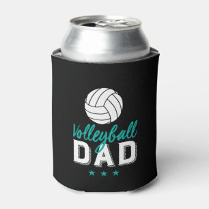 Enfriador De Latas Padre de voleibol orgulloso padre del hijo del jug
