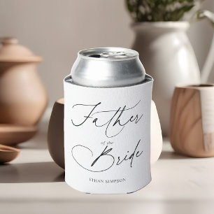 Enfriador De Latas Padre Del Guión De La Moda De Novia