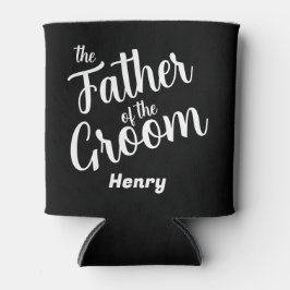 Enfriador De Latas Padre del Novio Nombre Personalizado 