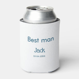Enfriador De Latas padrino de boda añadir nombre texto despedida de s
