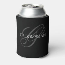 Padrino de boda de monograma