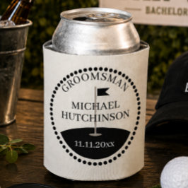 Enfriador De Latas Padrino Nombre Golf Boda