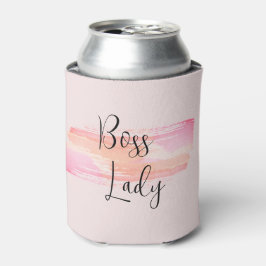 Enfriador De Latas Paint de color de agua sacude al jefe Lady