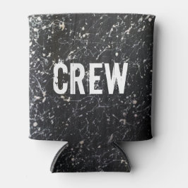 Enfriador De Latas Paint Splatter CREW | Carbón y blanco