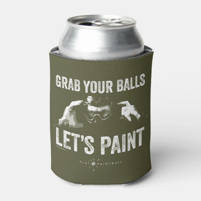 Enfriador De Latas Paintball nos dejó pintar (Lata Anverso)
