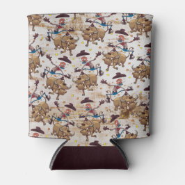 Enfriador De Latas País de Rodeo Cowboy Bull Riding Occidental