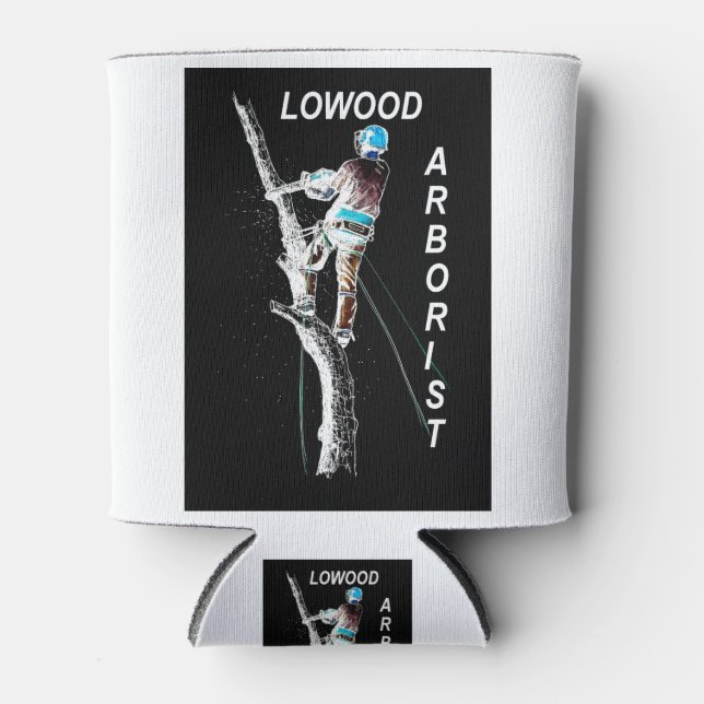 Enfriador De Latas Paisaje de Arborisco Arbórico Tree Surgeon Chainsa (Anverso)