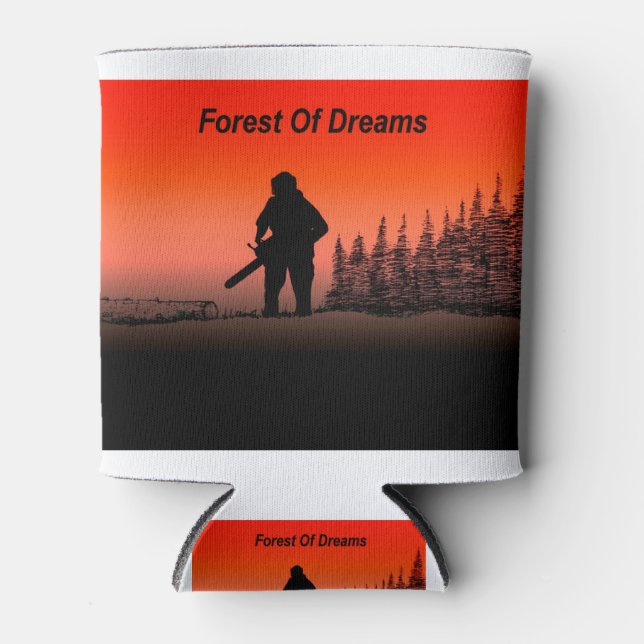 Enfriador De Latas Paisaje de Arborisco Arbórico Tree Surgeon Chainsa (Anverso)