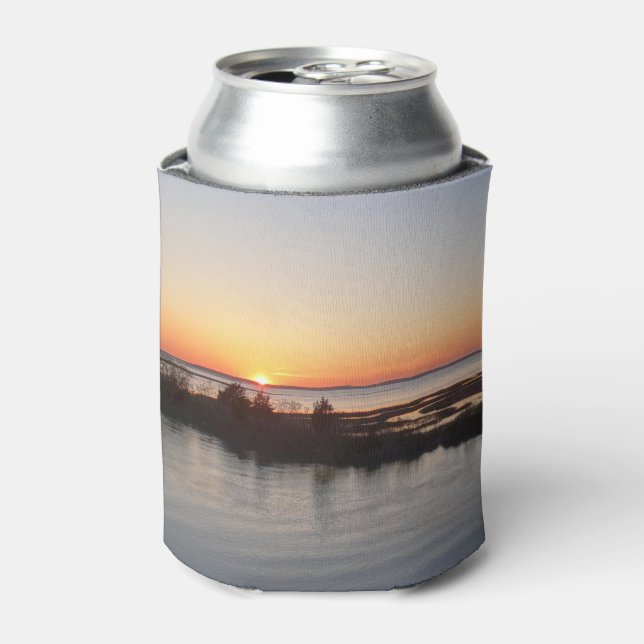 Enfriador De Latas Paisaje de Chincoteague Sunset I Virginia (Lata Anverso)