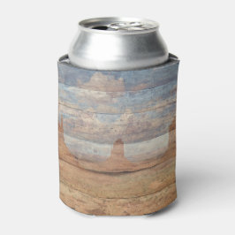 Enfriador De Latas Paisaje Desértico Cañas de Arenisca y Cielo Celest