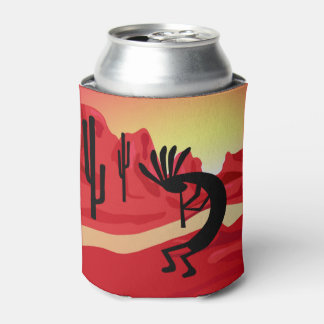 Enfriador De Latas Paisaje Sunset de Kokopelli en el suroeste