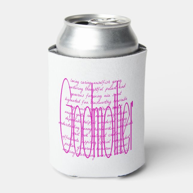 Enfriador De Latas Palabras amorosas para una padrina (Lata Anverso)