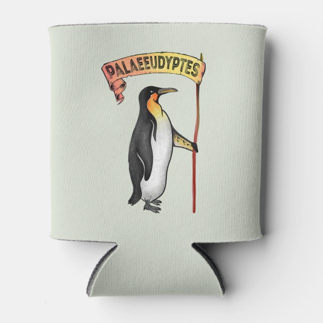 Enfriador De Latas Palaeeudyptes Extinct Penguin (Anverso)