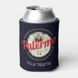 Enfriador De Latas Palermo Capital De Sicilia Italia Vintage Souvenir
