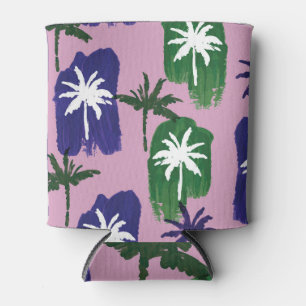 Enfriador De Latas Palm pintada, verde azul marino.