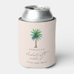 Enfriador De Latas Palm Tree Bachelorette Weekend