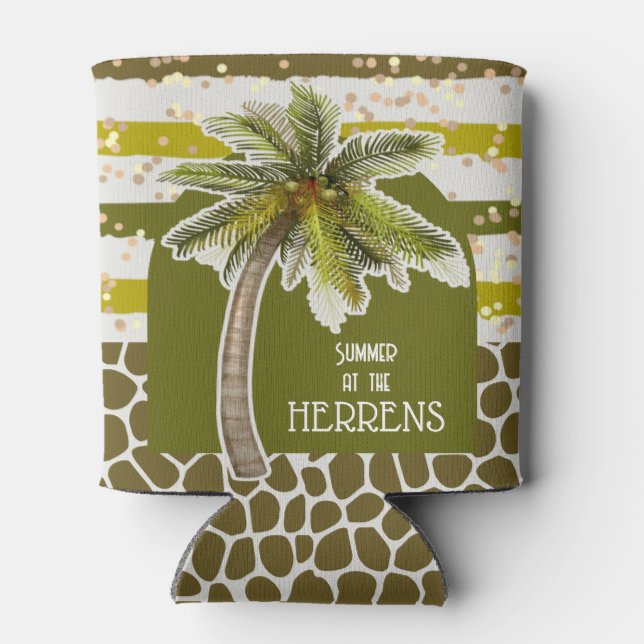 Enfriador De Latas Palm Tree Tropical (Reverso)