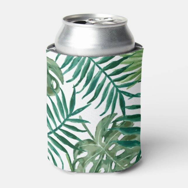 Enfriador De Latas Palm Tropical Sale Acuarela (Lata Anverso)